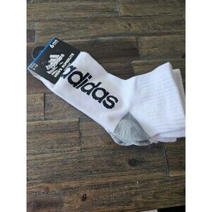 Adidas Originals Trefoil Cushioned Lightweight Quarter Socks 6-Pack White
